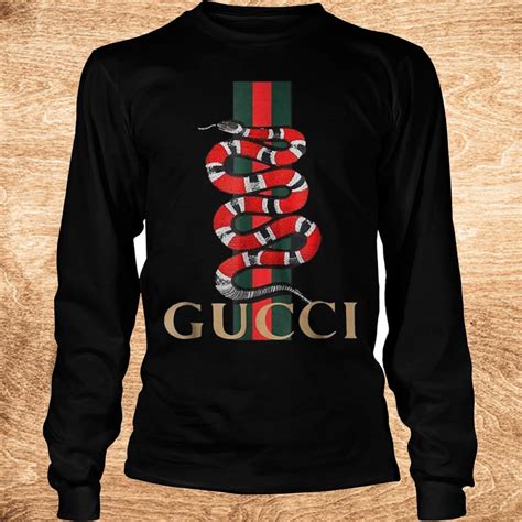 snake clothing gucci|black gucci snake shirt.